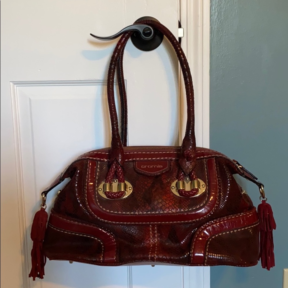 Burgundy Cromia bag